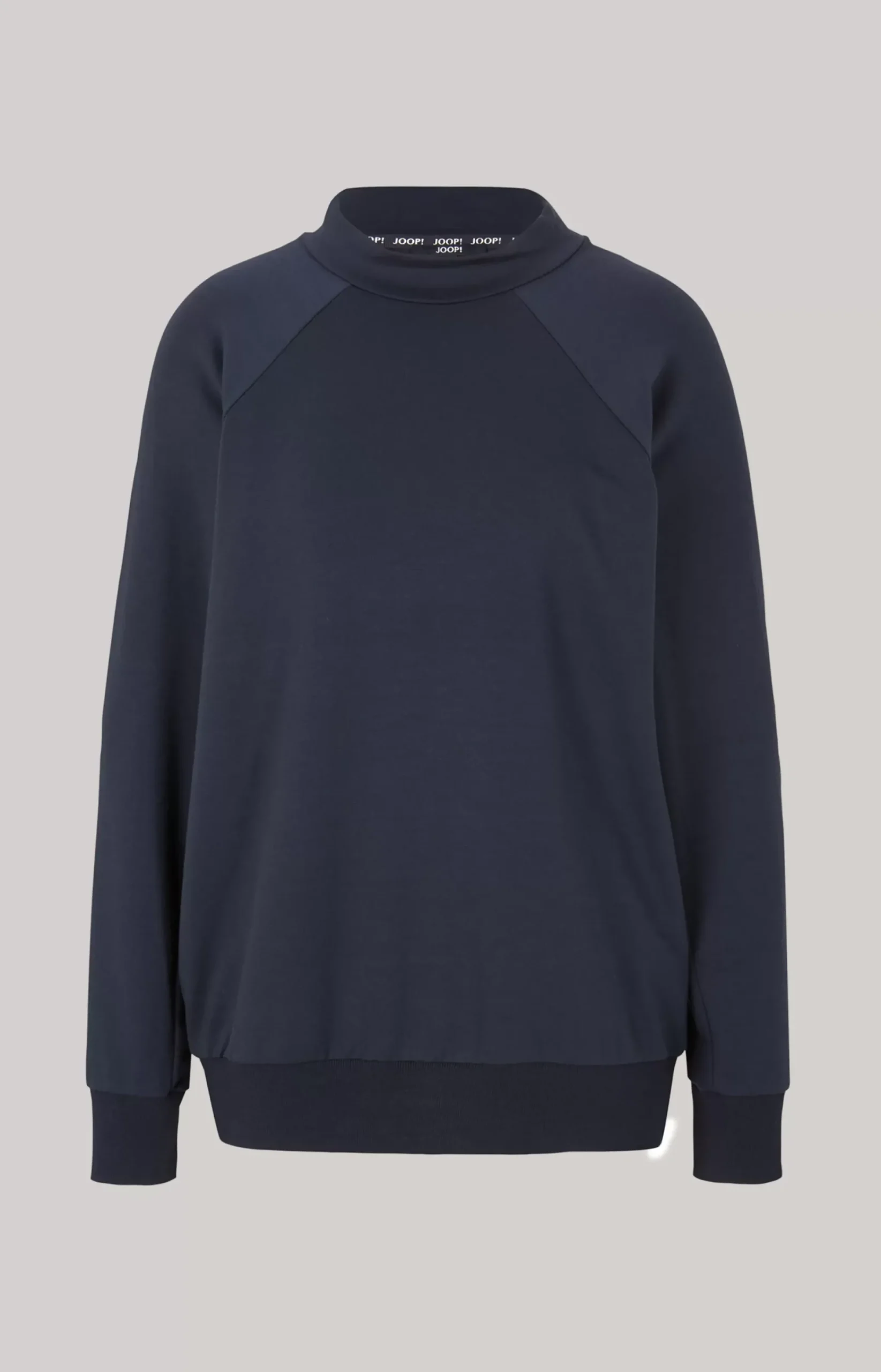 Long-sleeved loungewear top in Midnight Blue