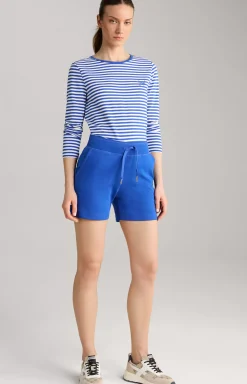 Long-sleeved Shirt in Blue/White Stripes