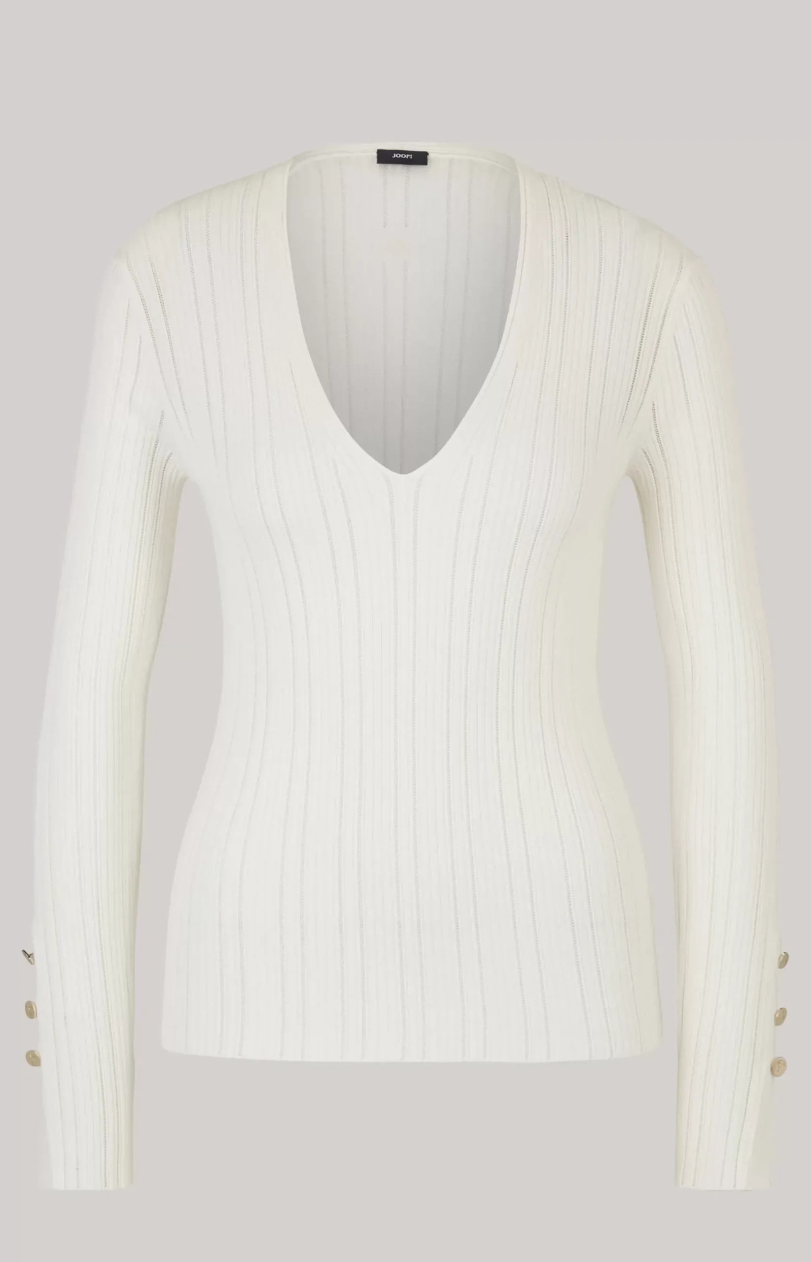 Long-sleeved Top in Ecru