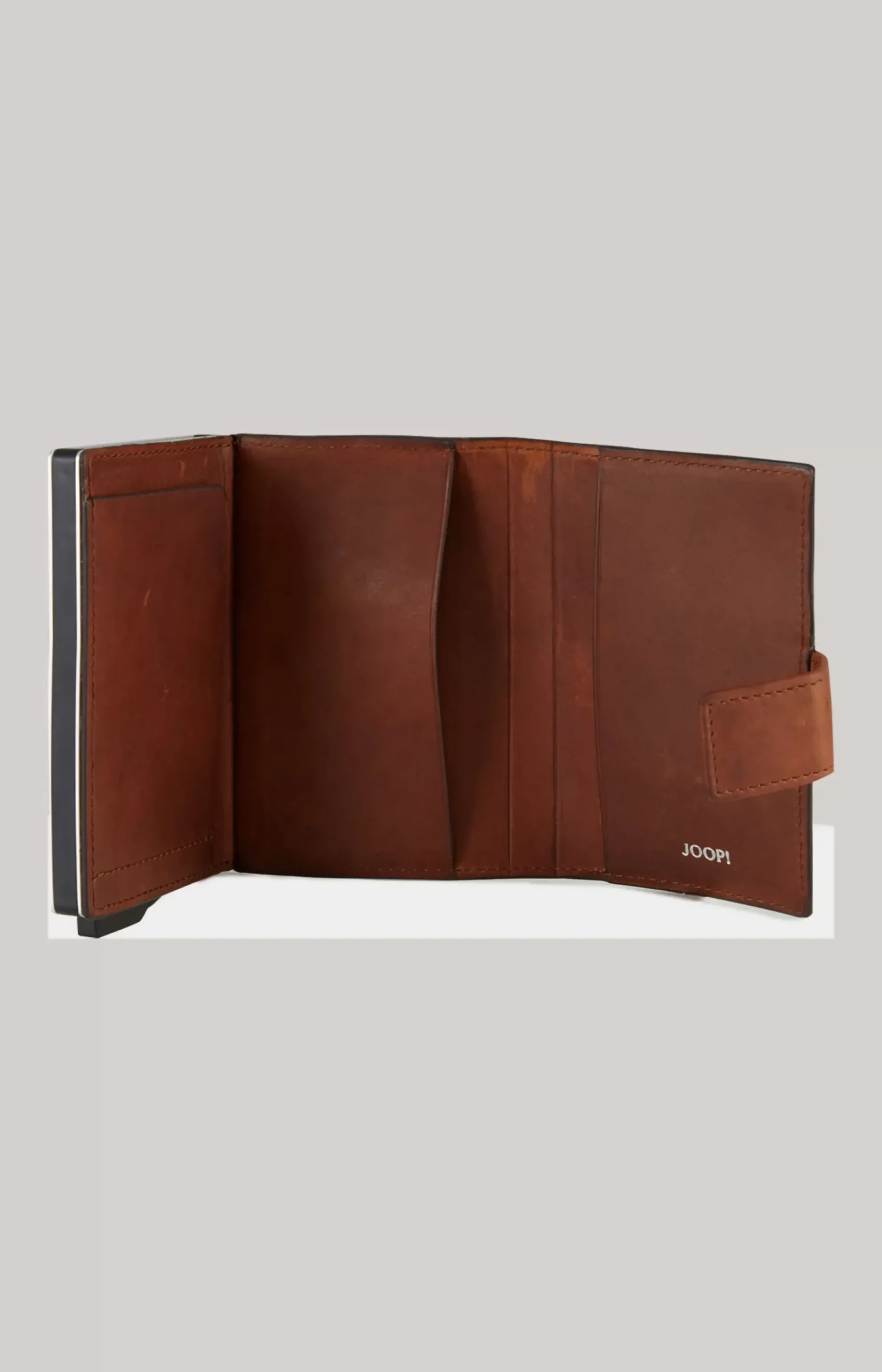 Loreto C-Two E-Cage Wallet in Cognac Brown