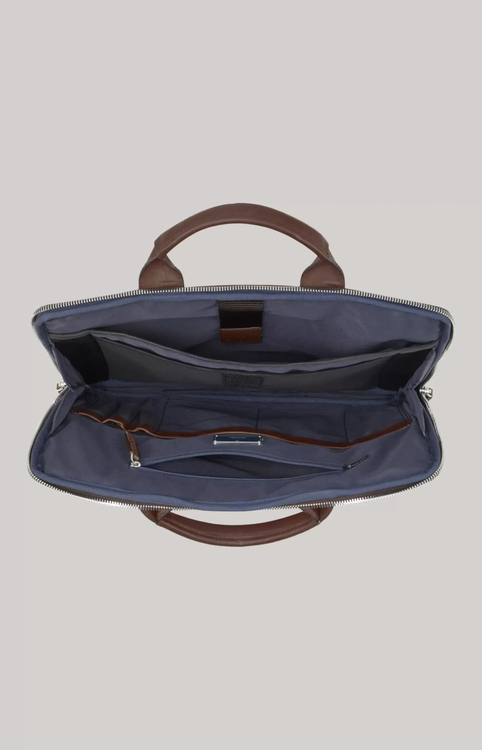 Loreto Samu business bag in Cognac Brown