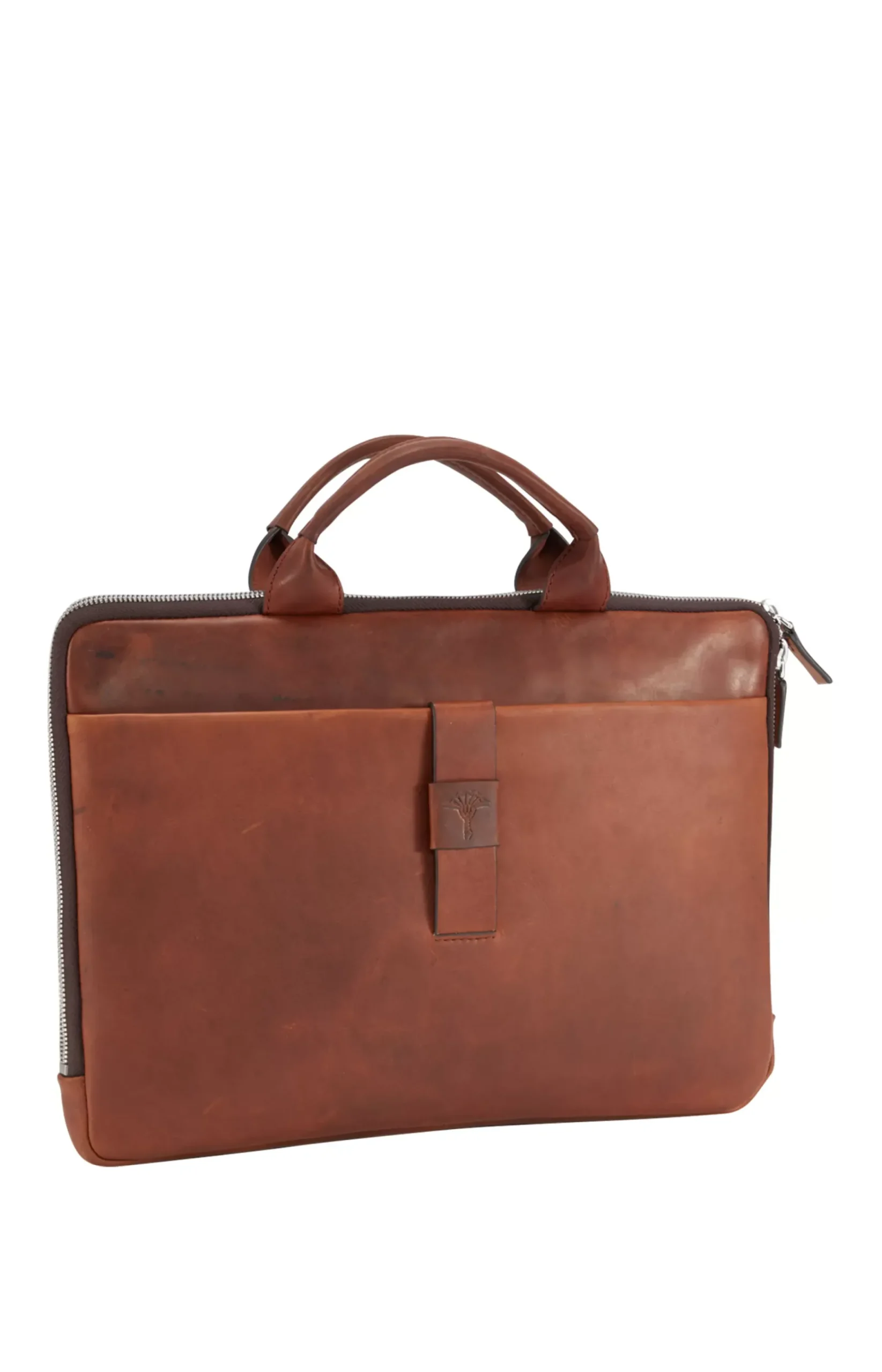 Loreto Samu business bag in Cognac Brown