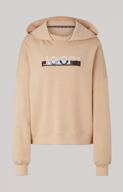 Loungewear Hoodie in Beige/Ecru