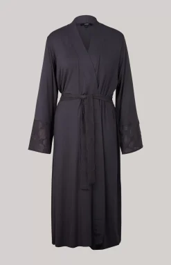 Loungewear Kimono in Anthracite