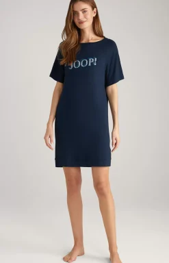 Loungewear Long Shirt in Midnight Blue