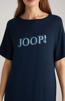 Loungewear Long Shirt in Midnight Blue