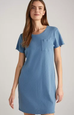 Loungewear Long Shirt in Ocean Blue