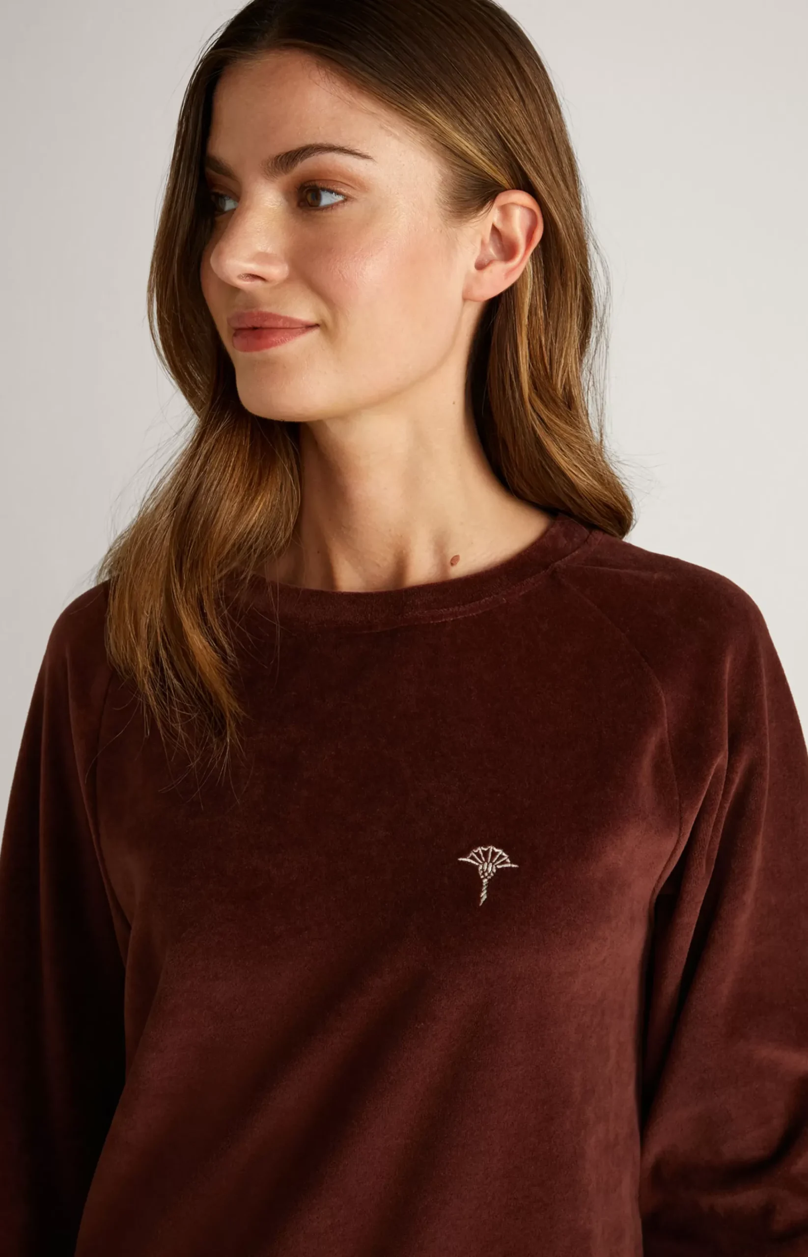 Loungewear Long Sweater in Coffee