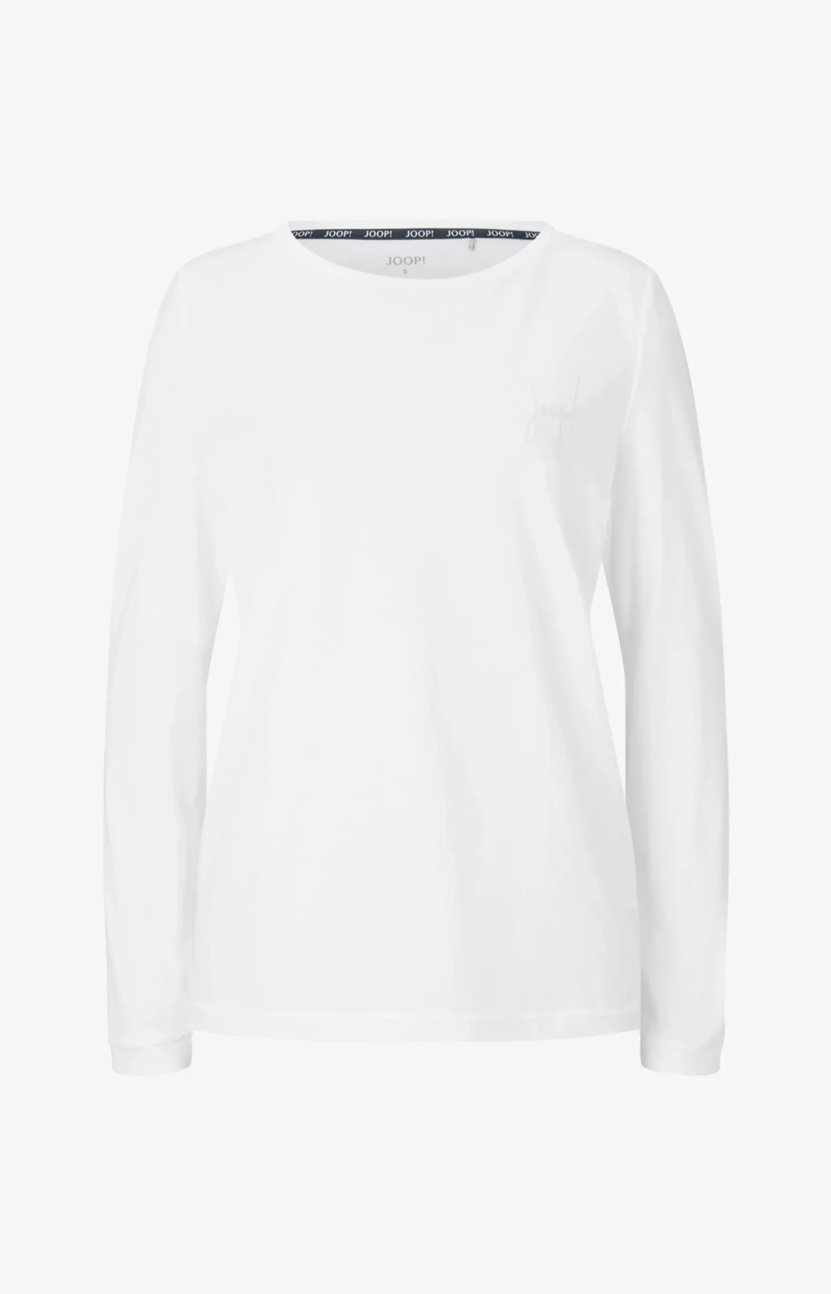 Loungewear long-sleeved top in White