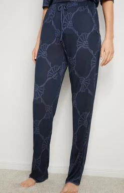 Loungewear pants in midnight blue
