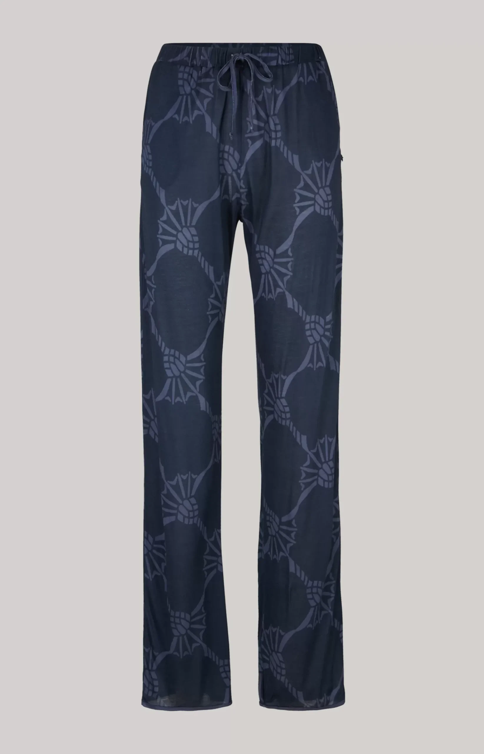 Loungewear pants in midnight blue