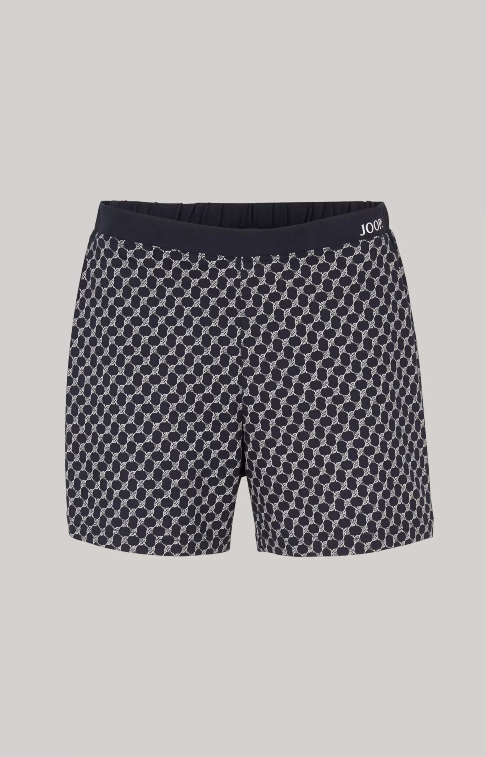 Loungewear shorts in a midnight blue pattern