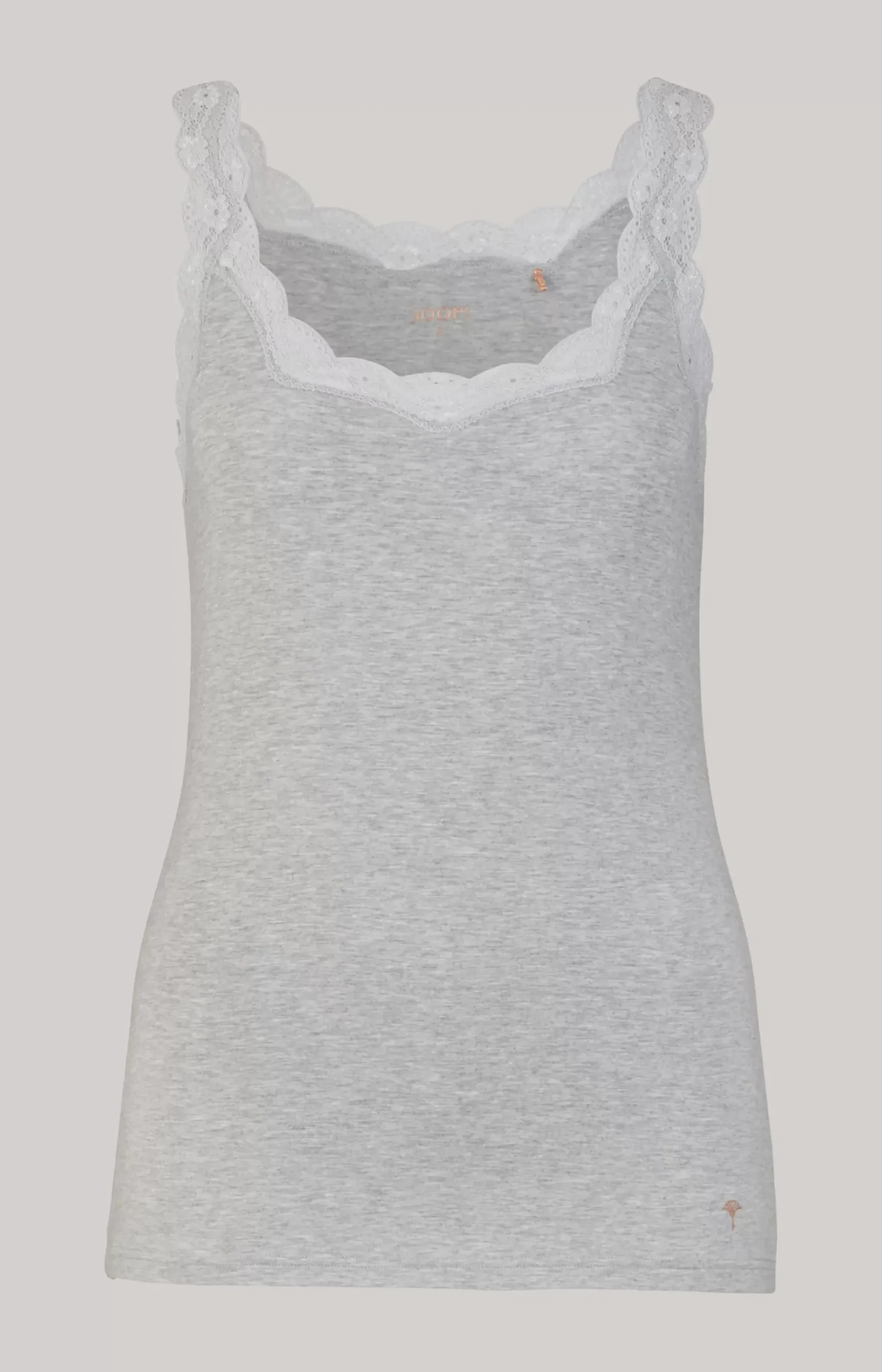 Loungewear tank top in Grey Melange