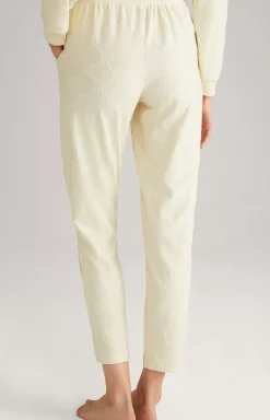 Loungewear Trousers in Pale Yellow