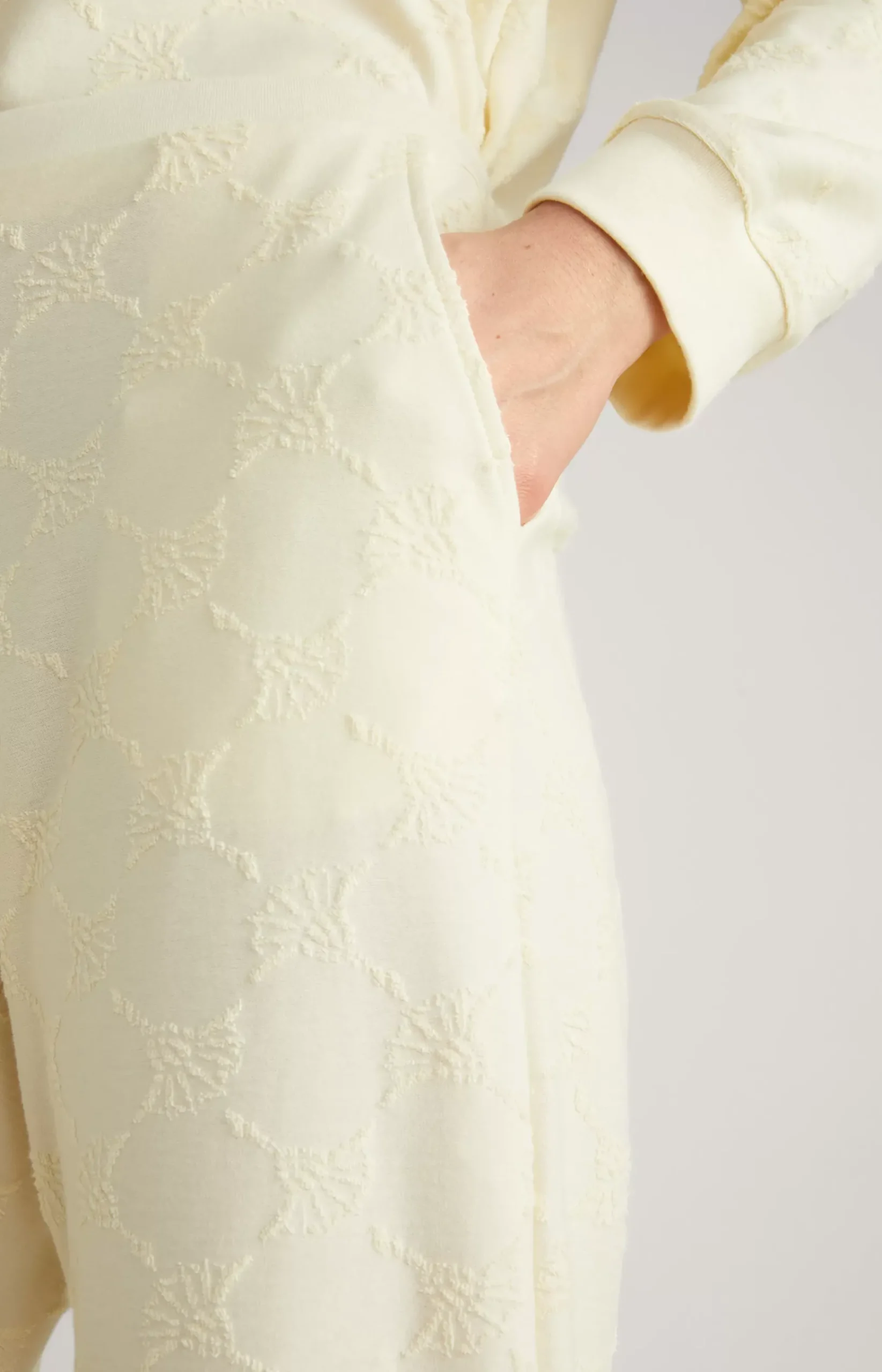 Loungewear Trousers in Pale Yellow