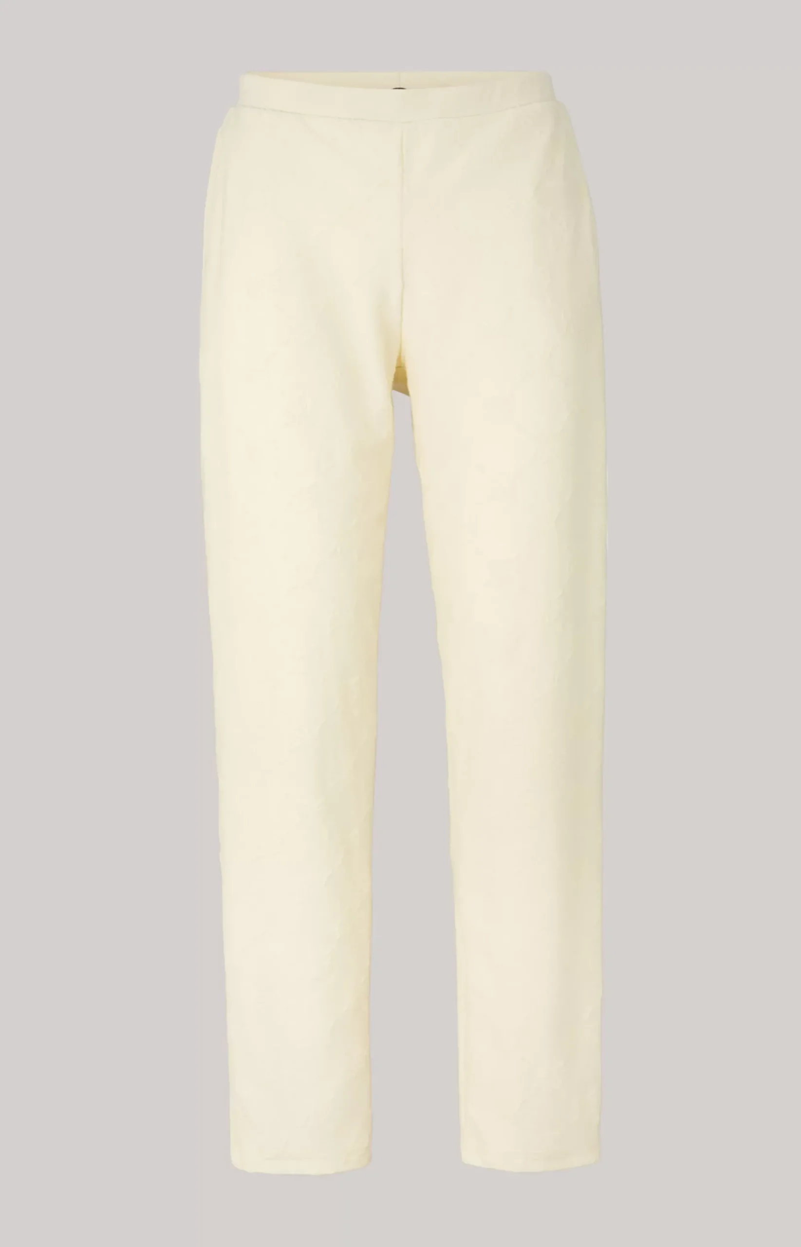 Loungewear Trousers in Pale Yellow