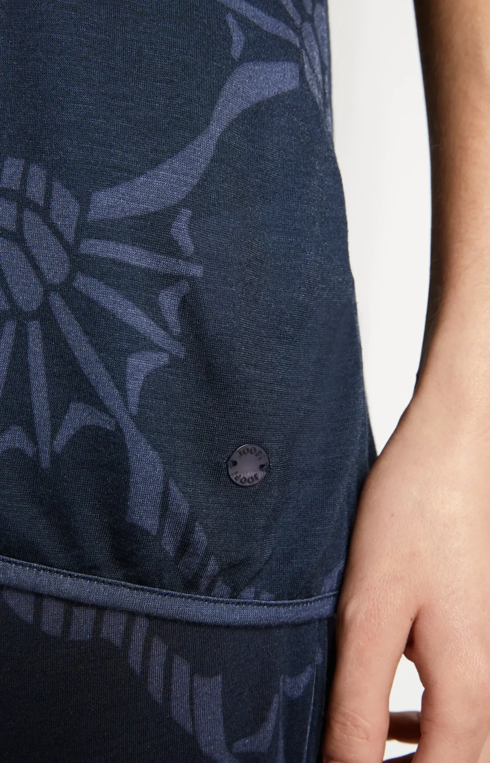 Loungewear T-shirt in midnight blue