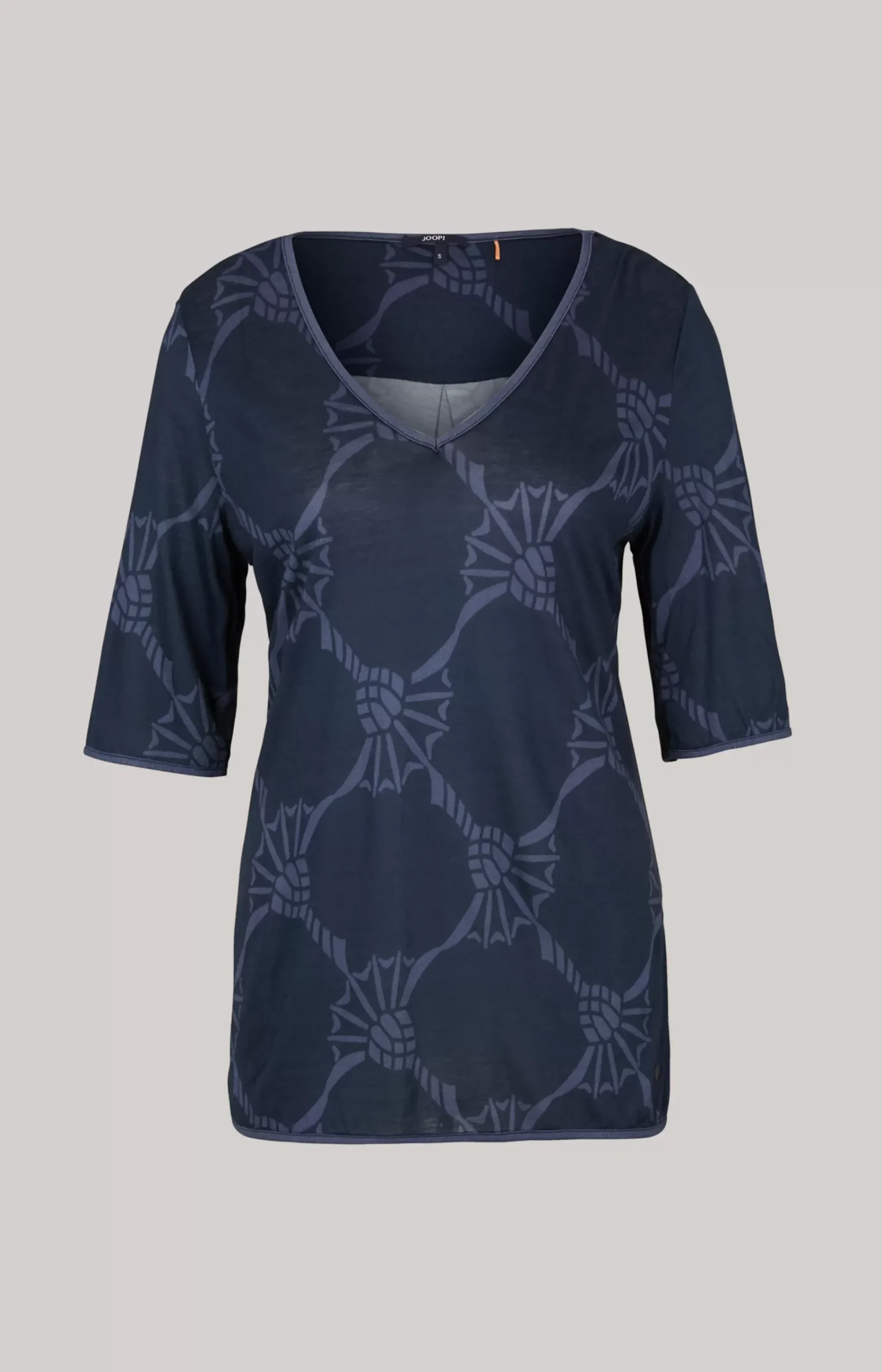 Loungewear T-shirt in midnight blue