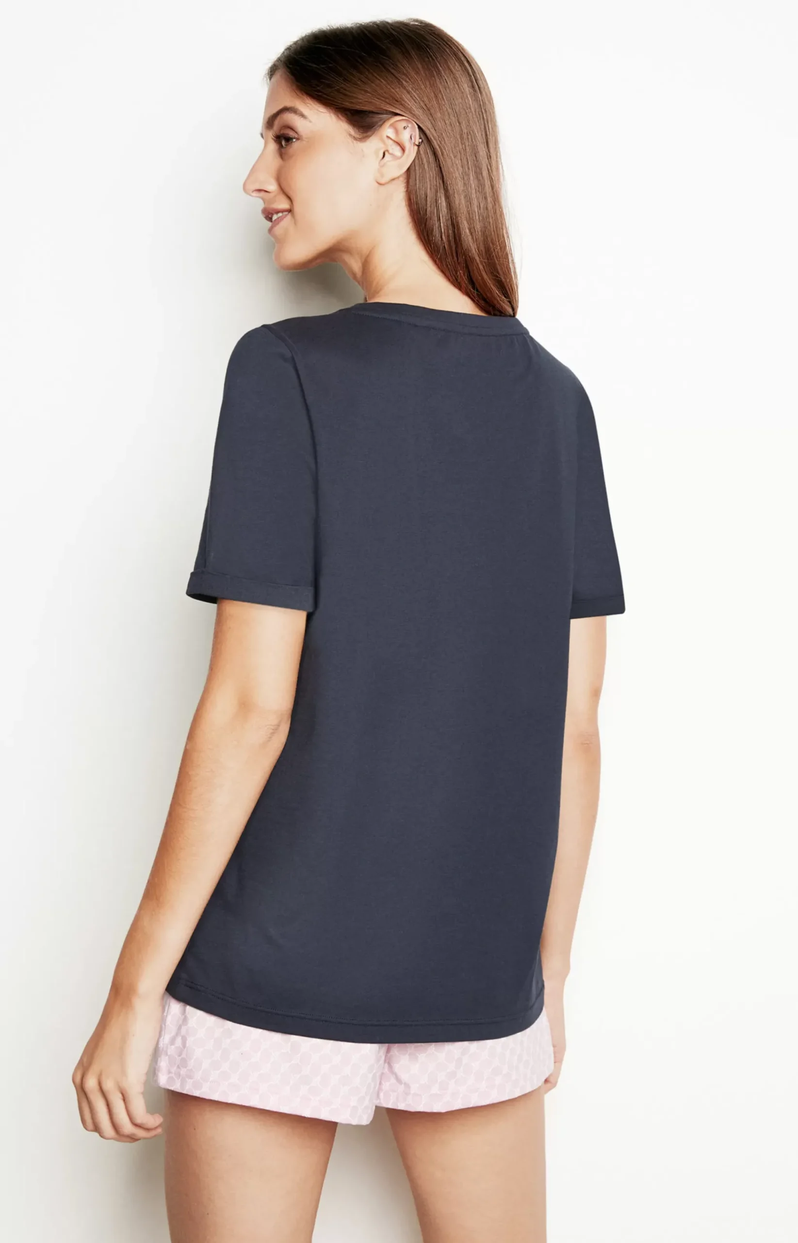 Loungewear T-shirt in Navy