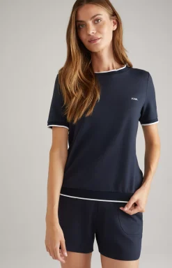 Loungewear T-shirt in navy