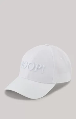 Luigi cornflower Logo Cap in White