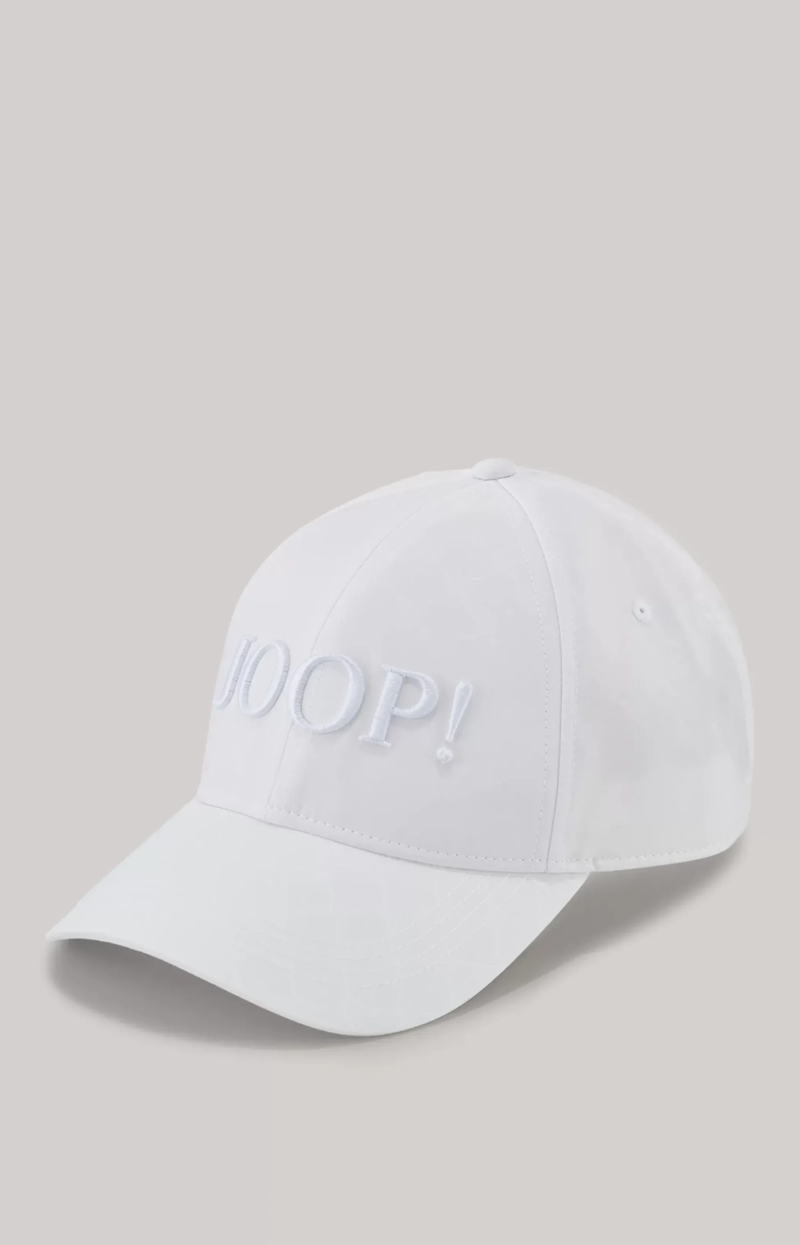 Luigi cornflower Logo Cap in White