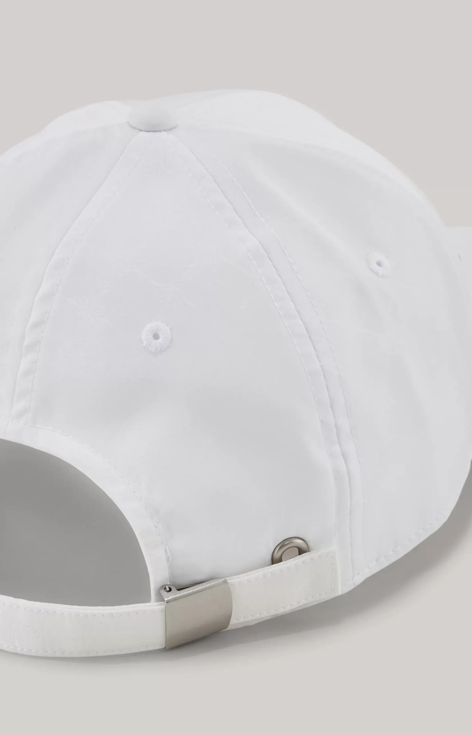 Luigi cornflower Logo Cap in White