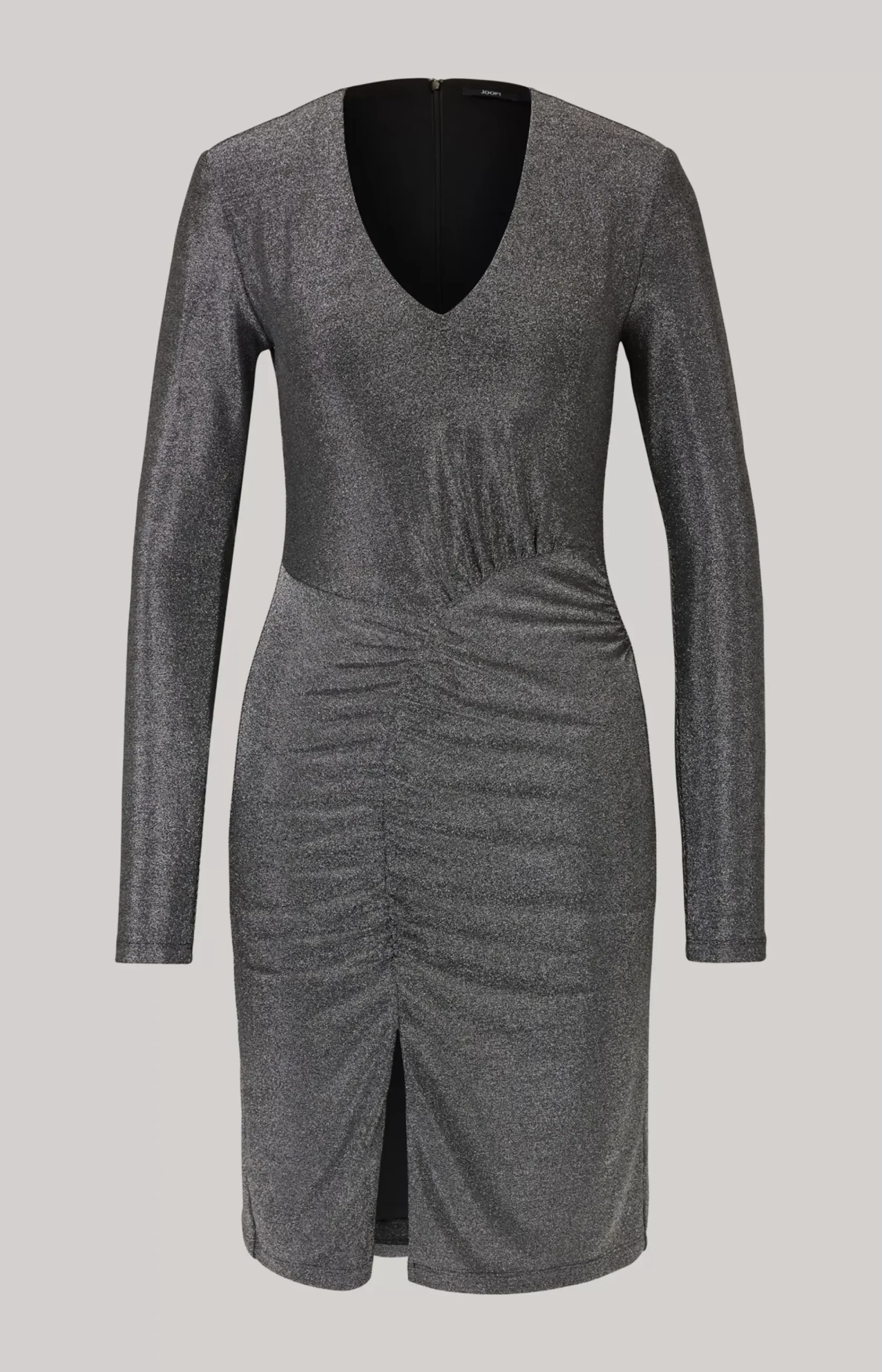 Lurex Dress in Glittery Grey