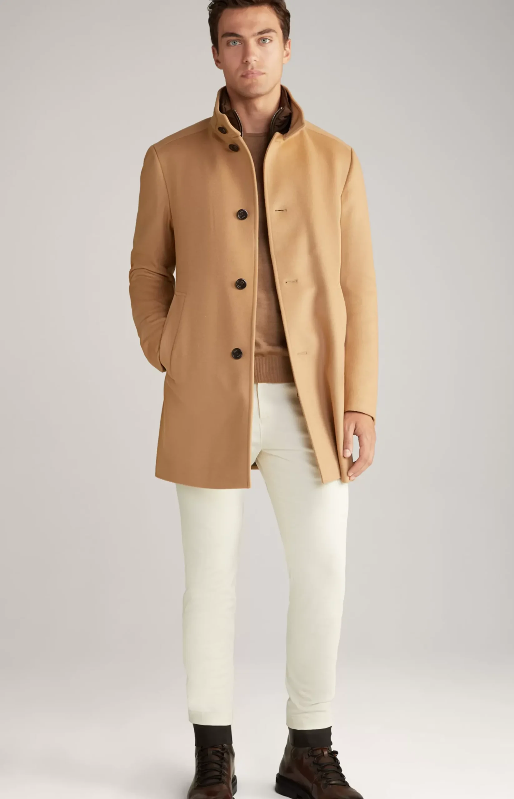 Maico Coat in Light Brown