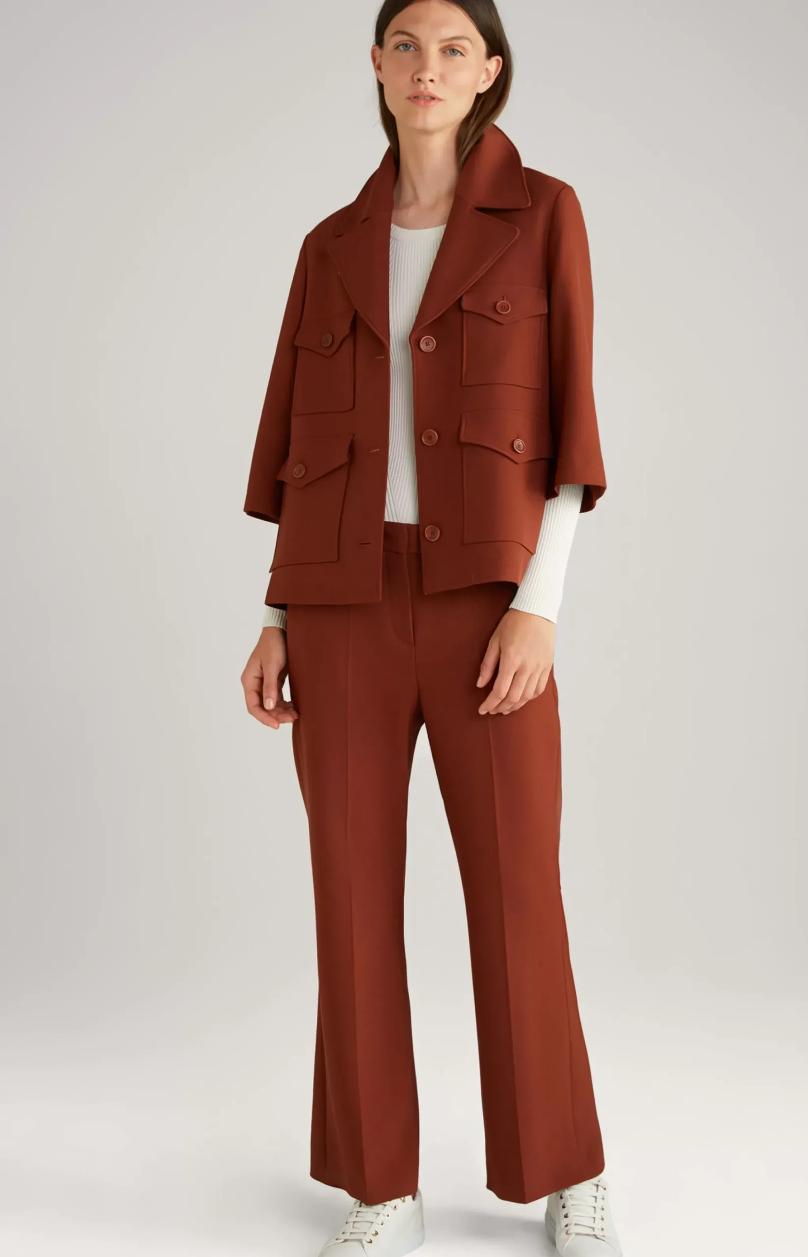 Marlene Trousers in Copper Brown