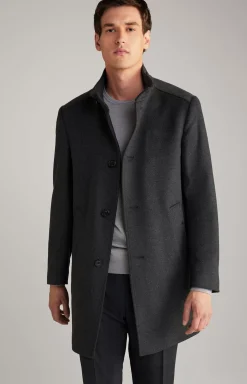 Maron Coat in Mottled Anthracite