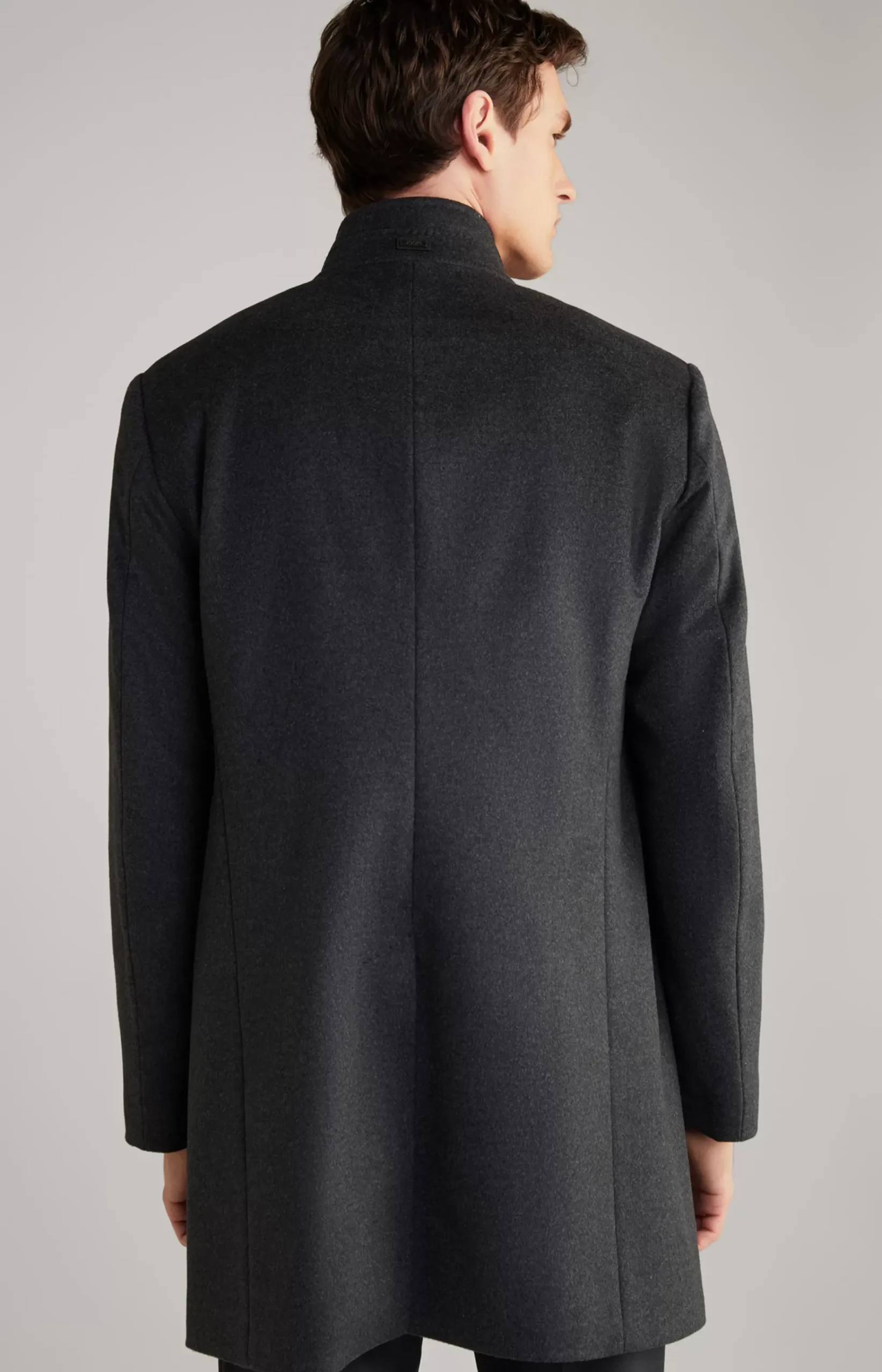 Maron Coat in Mottled Anthracite