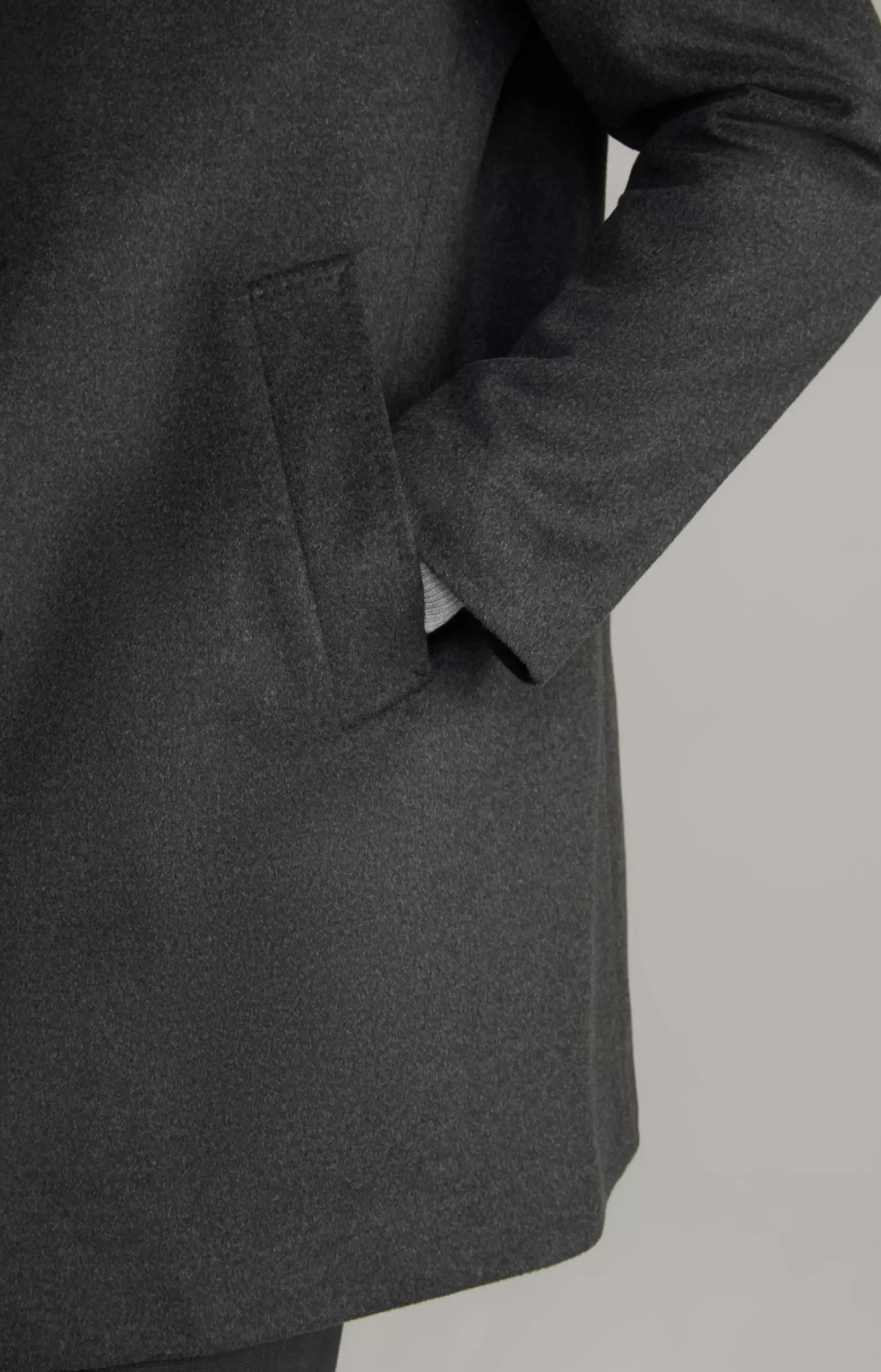 Maron Coat in Mottled Anthracite