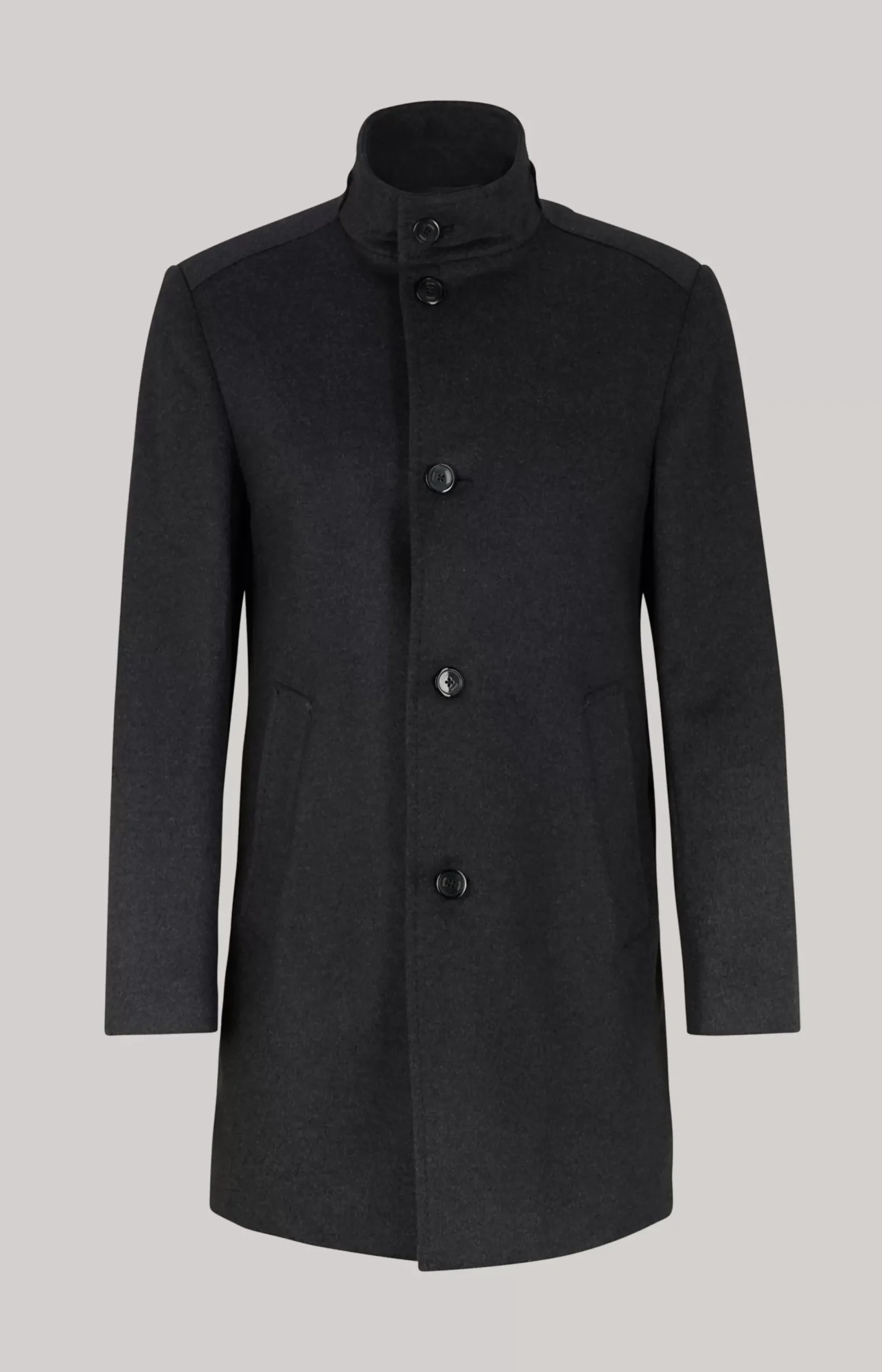 Maron Coat in Mottled Anthracite