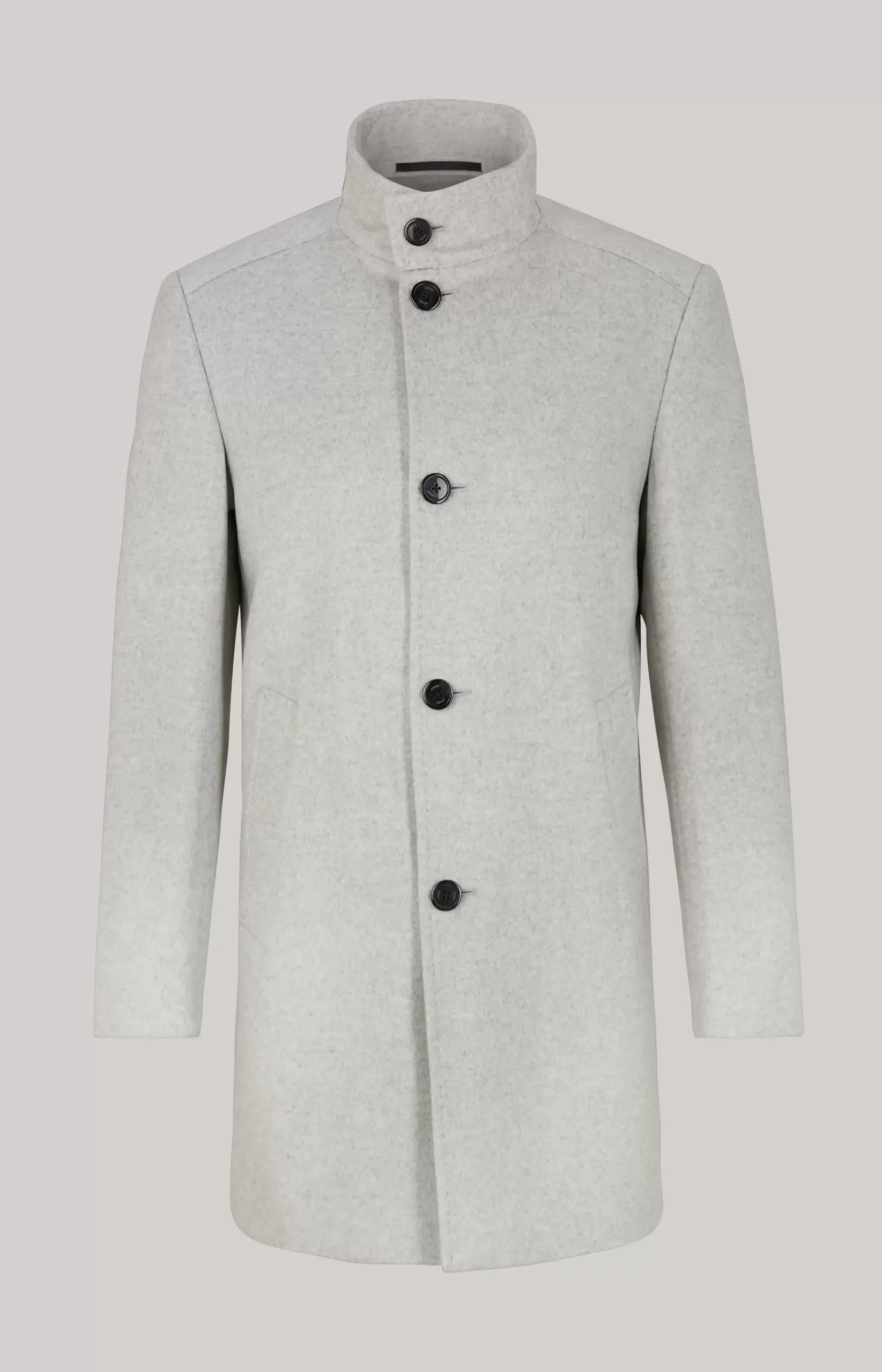 Maron Coat in Mottled Grey