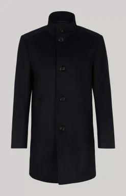 Maron Coat in Navy