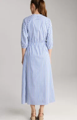 Maxi Dress in Blue/White Stripes