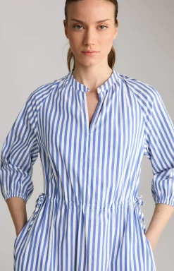 Maxi Dress in Blue/White Stripes