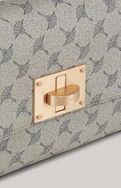 Mazzolino Diletta Nil Shoulder Bag in Grey