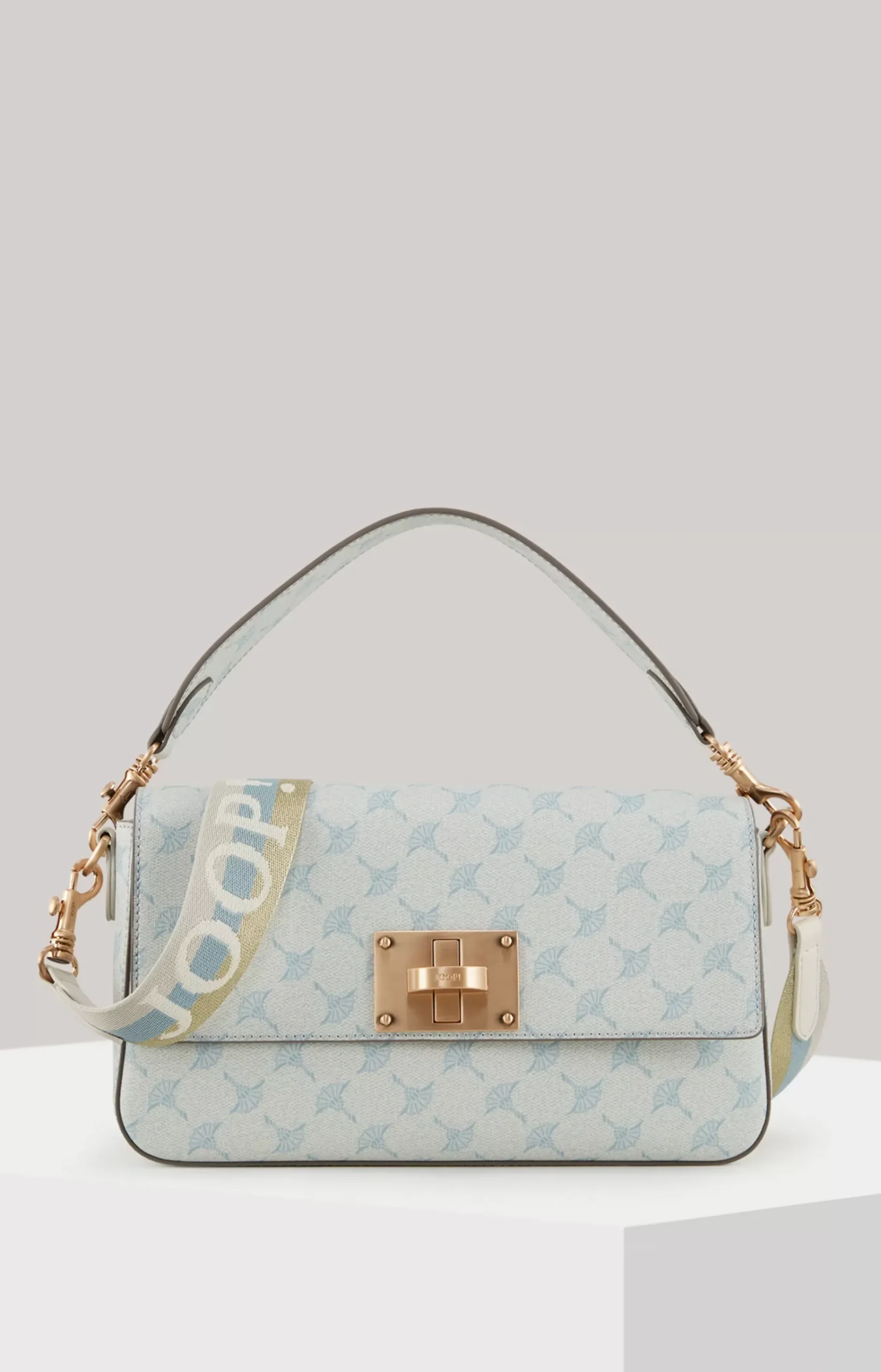 Mazzolino Diletta Nil Shoulder Bag in Light Blue