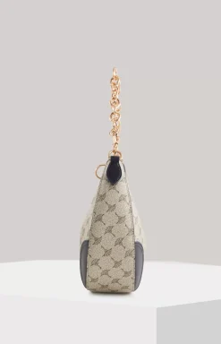 Mazzolino Edition Annina Shoulder Bag in Beige/Blue
