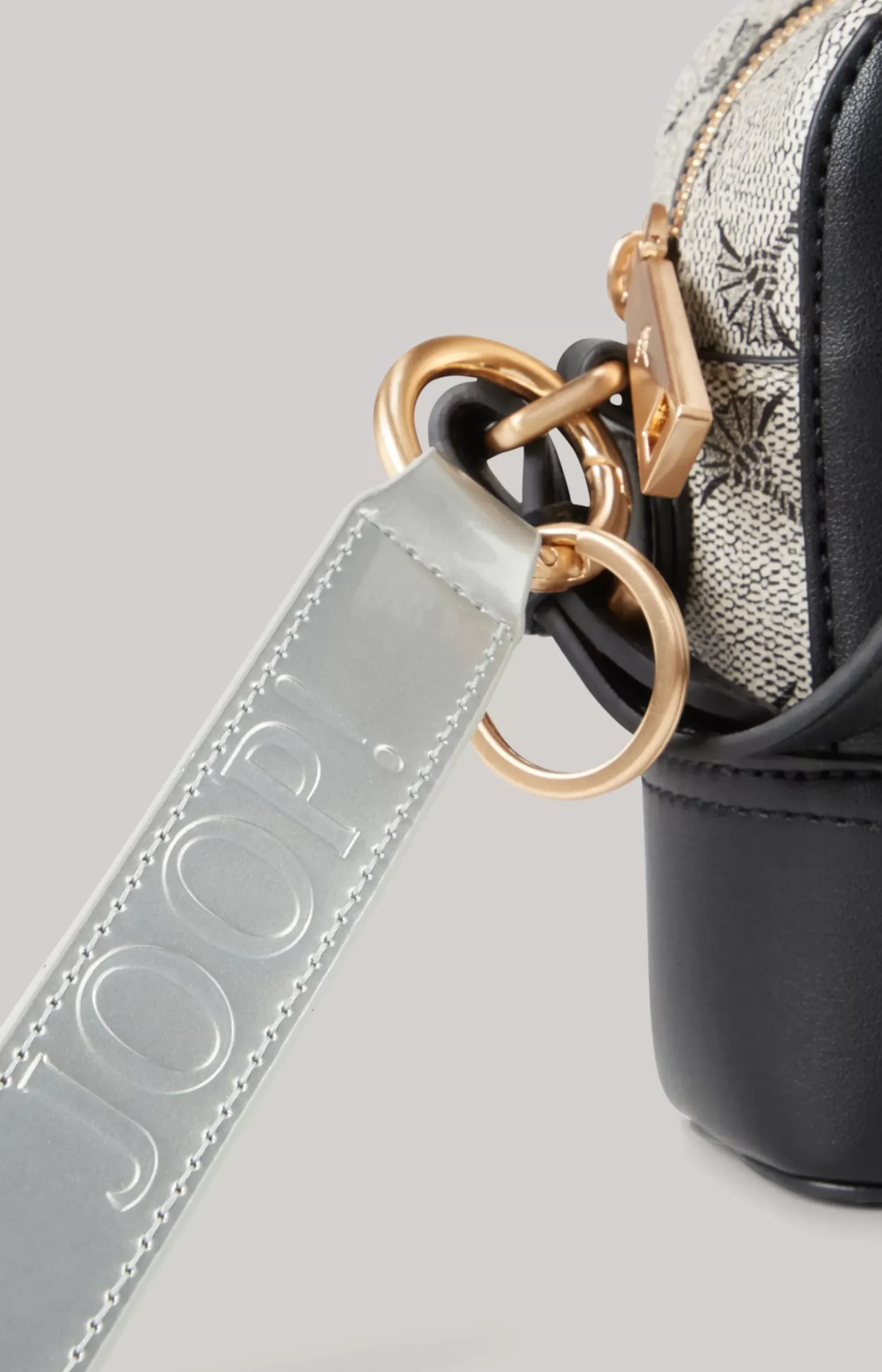 Mazzolino Edition Cloe Shoulder Bag in Black/Off-white