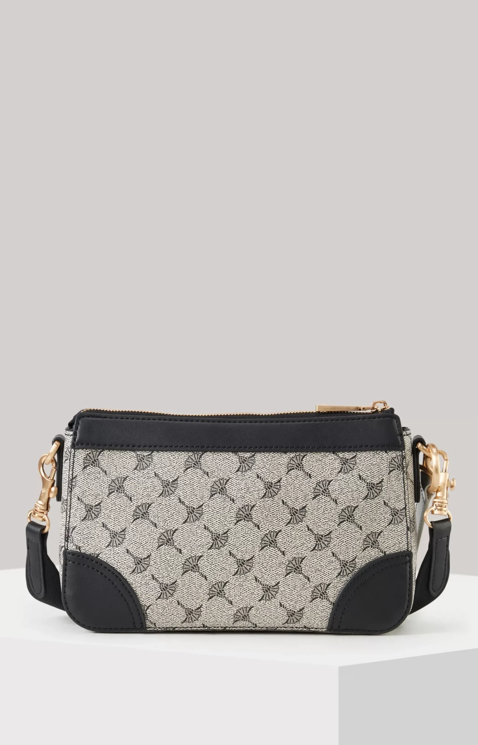 Mazzolino Edition Jasmina Shoulder Bag in Black/Grey