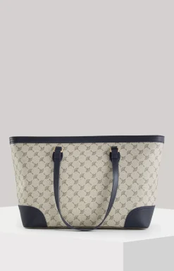 Mazzolino Mariella Shopper in Beige/Blue