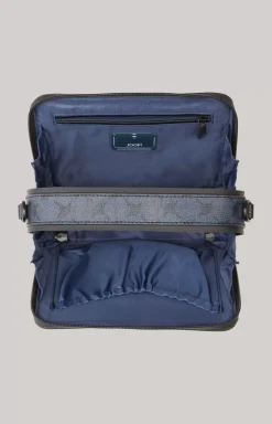 Mazzolino Paolo Shoulder Bag in a Dark Blue Pattern