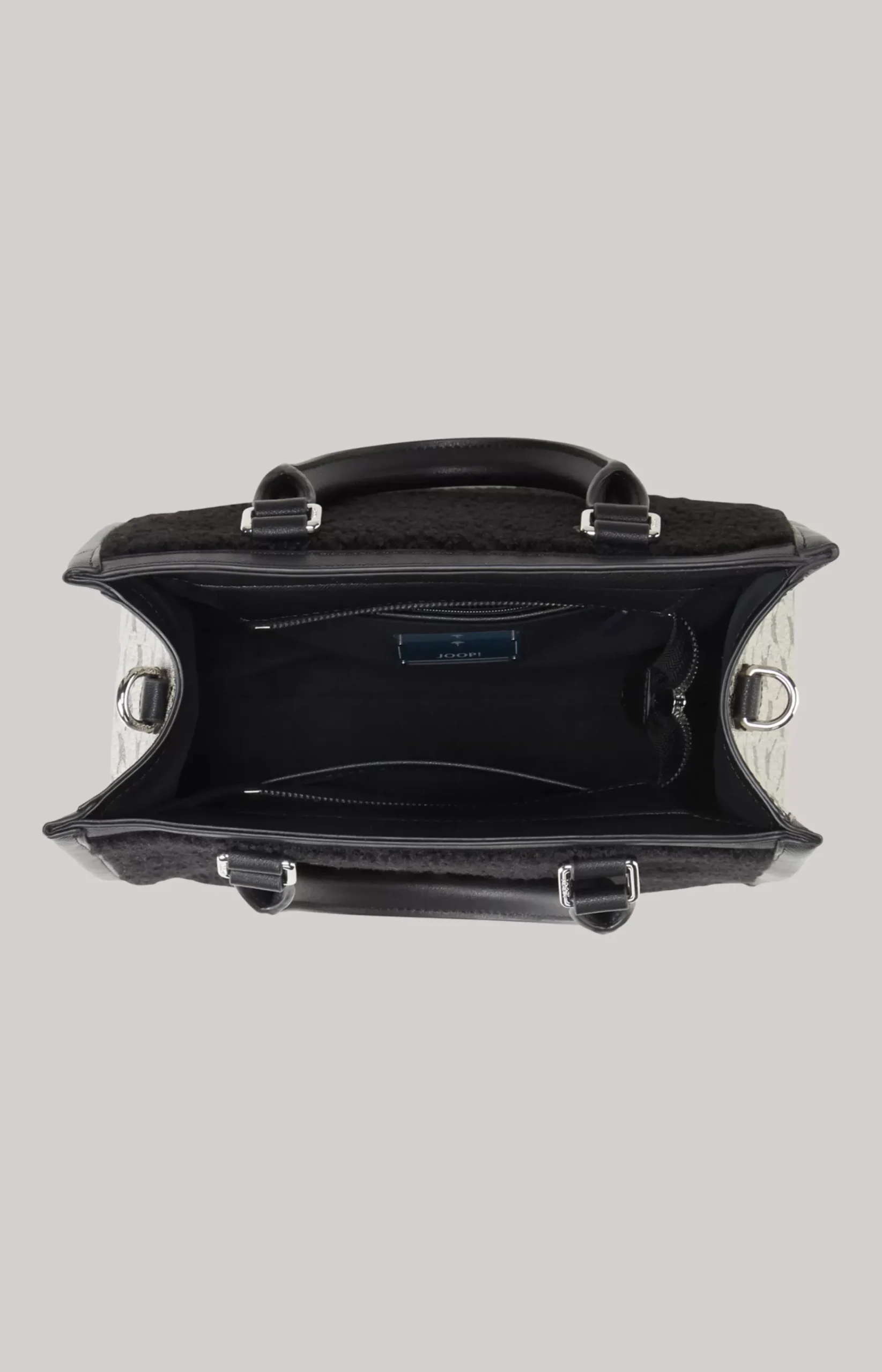 Mazzolino Pelo Aurelia Handbag in Black