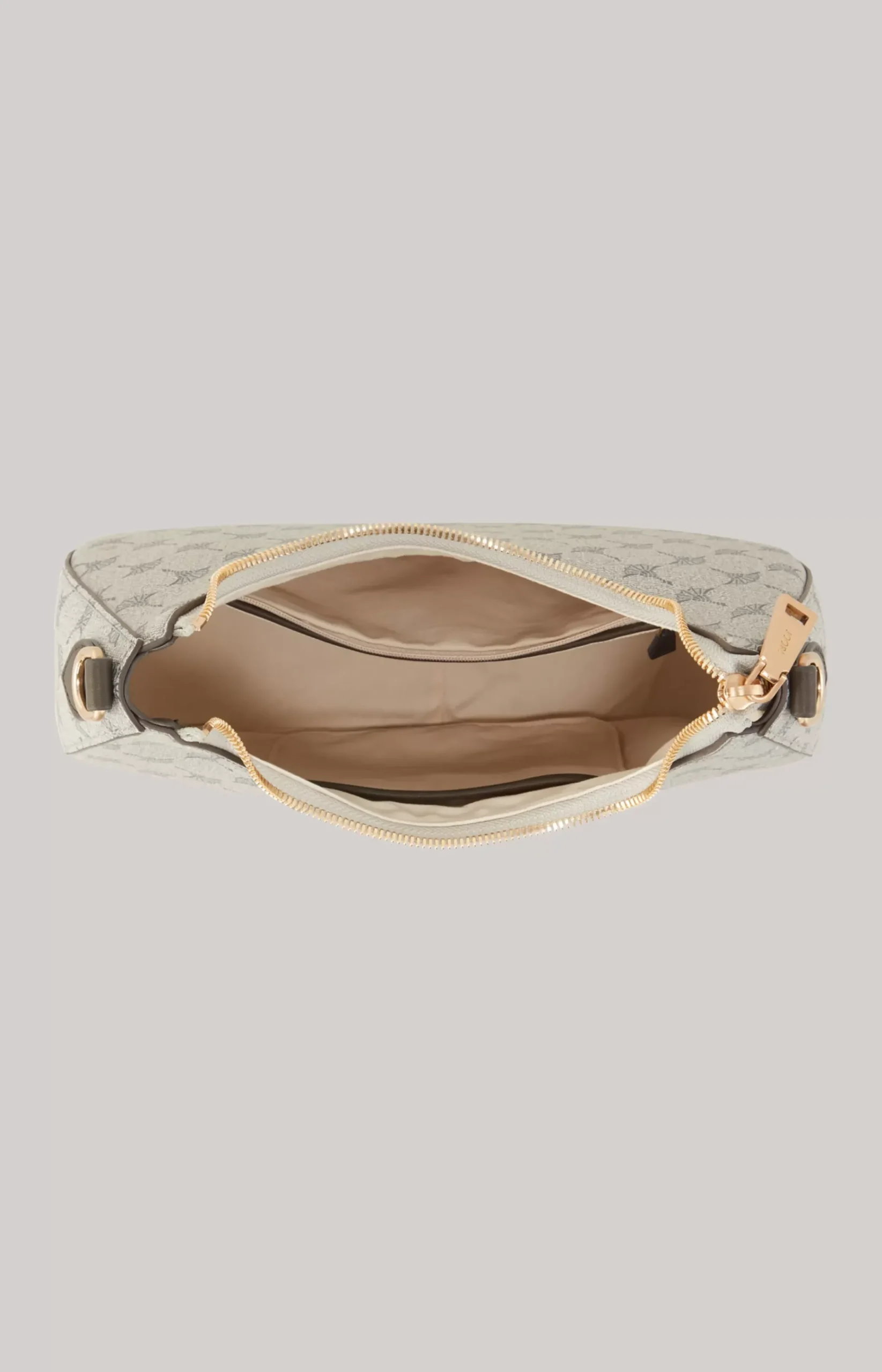 Mazzolino Peluche Annina Shoulder Bag in Blue and Beige