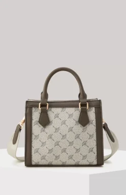 Mazzolino Peluche Ariella Handbag in Blue and Beige