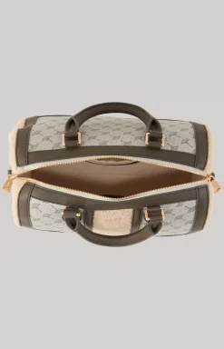 Mazzolino Peluche Aurora Handbag in Blue and Beige
