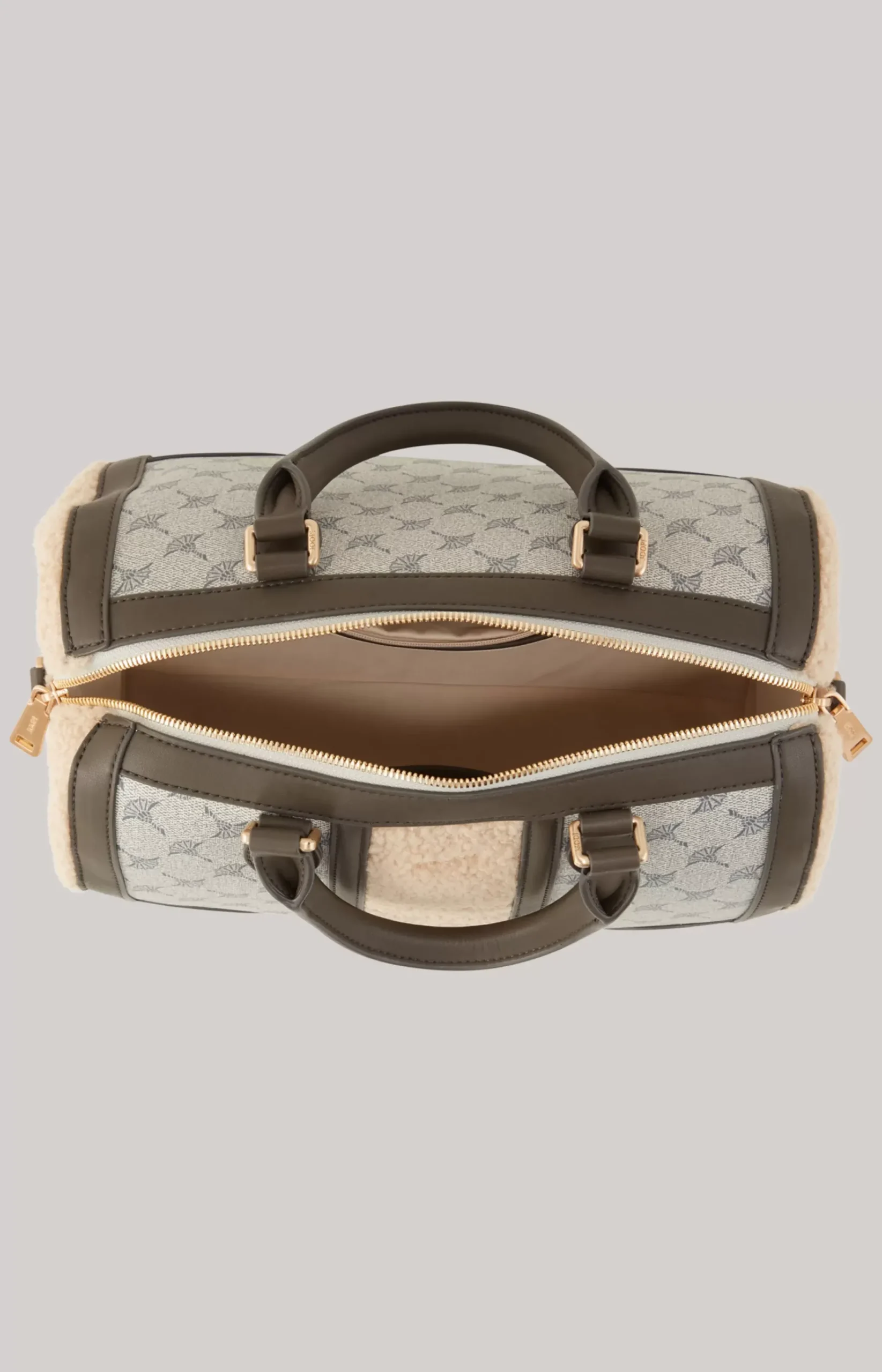 Mazzolino Peluche Aurora Handbag in Blue and Beige